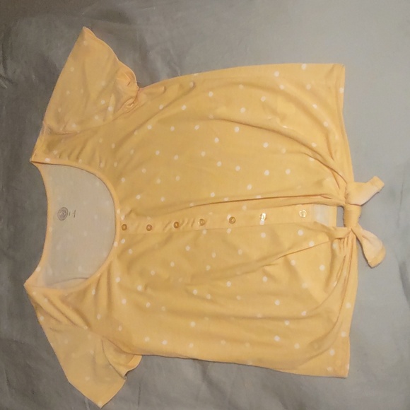 Yellow Polka Dot T-shirt - Picture 7 of 7